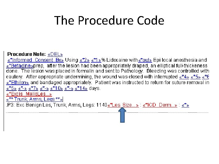 The Procedure Code 