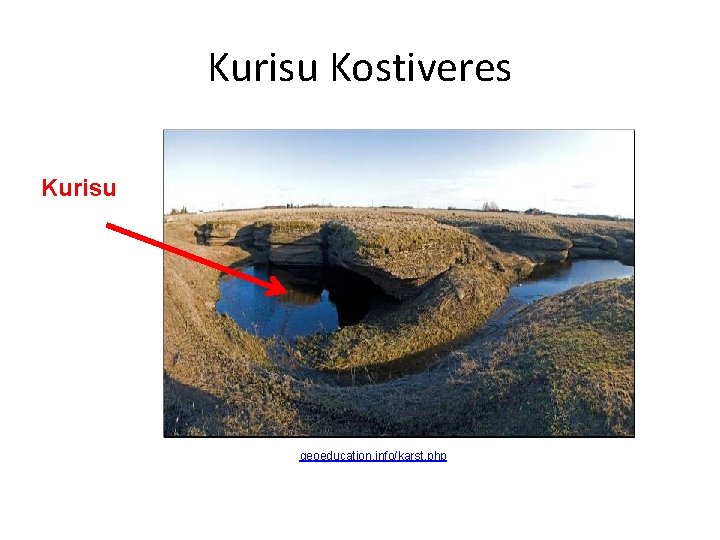 Kurisu Kostiveres Kurisu geoeducation. info/karst. php 