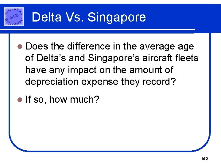 Delta Vs. Singapore l Does the difference in the average of Delta’s and Singapore’s Delta Vs. Singapore l Does the difference in the average of Delta’s and Singapore’s