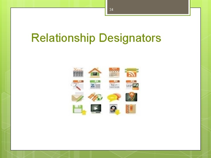 34 Relationship Designators 