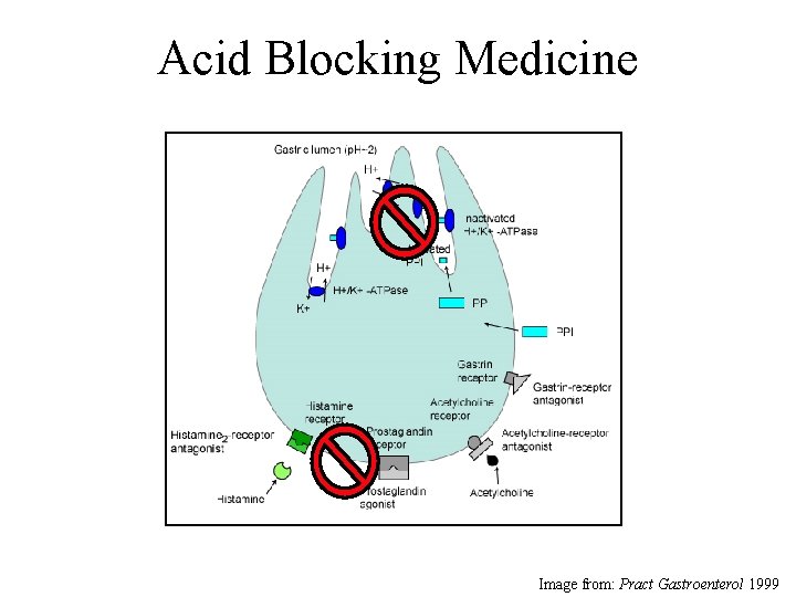 Acid Blocking Medicine Image from: Pract Gastroenterol 1999 