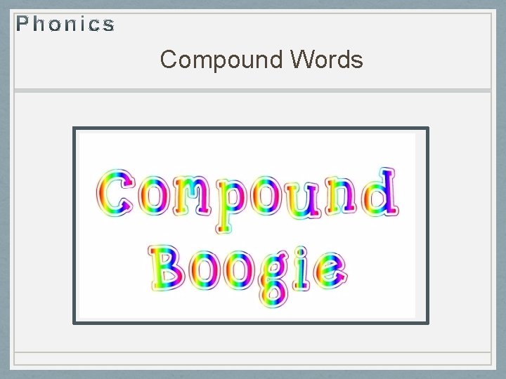Compound Words 