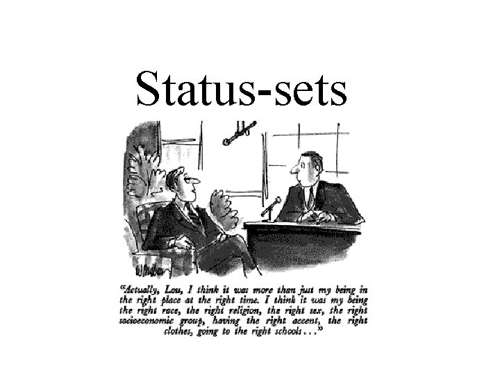 Status-sets 