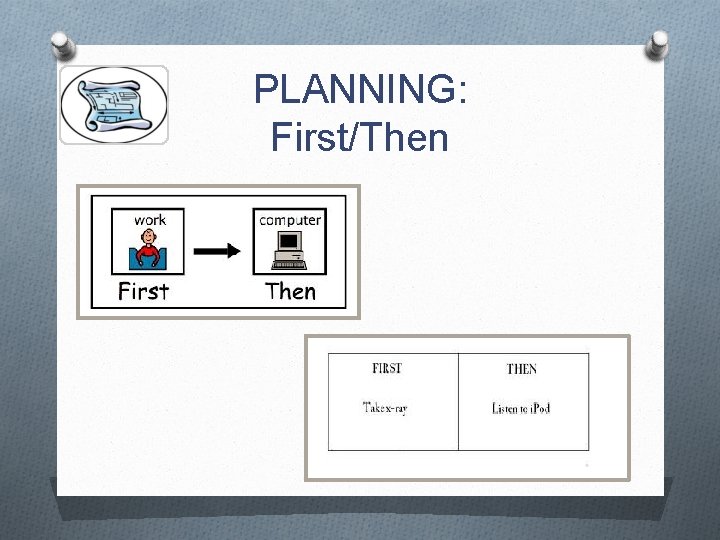 PLANNING: First/Then 