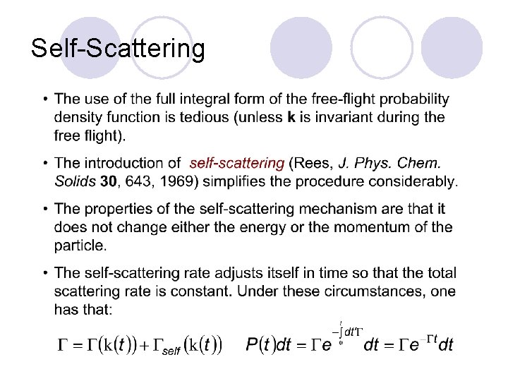 Self-Scattering 