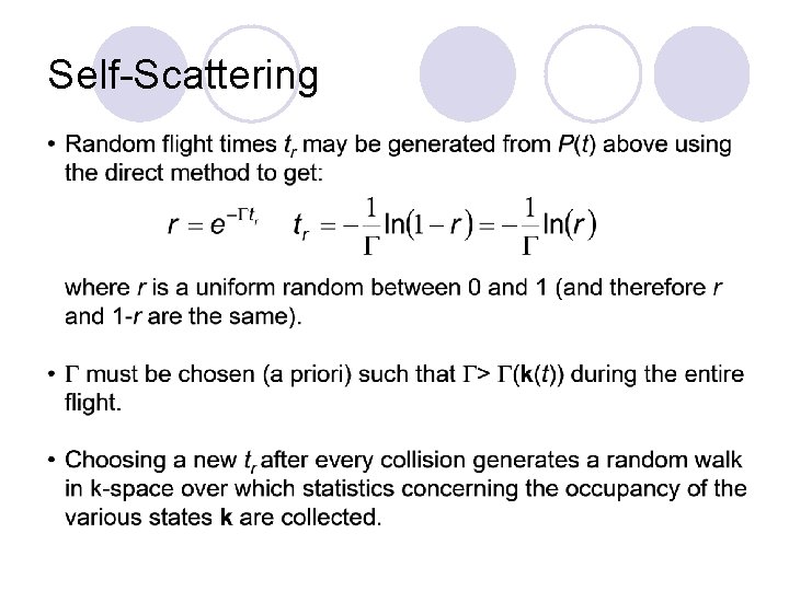 Self-Scattering 