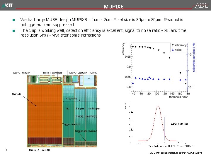 MUPIX 8 We had large MU 3 E design MUPIX 8 – 1 cm