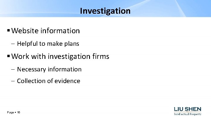 Investigation Website information – Helpful to make plans Work with investigation firms – Necessary