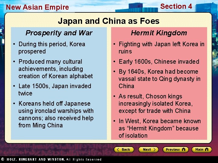 Section 4 New Asian Empire Japan and China as Foes Prosperity and War Hermit Section 4 New Asian Empire Japan and China as Foes Prosperity and War Hermit