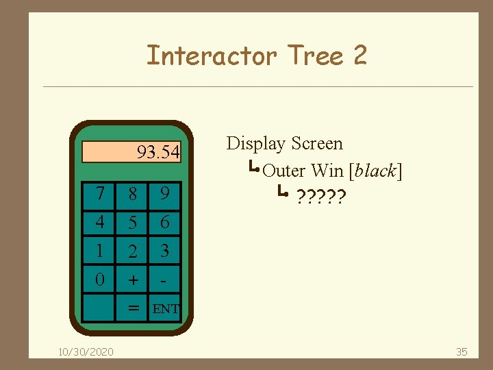 Interactor Tree 2 93. 54 7 4 1 0 10/30/2020 8 5 2 +