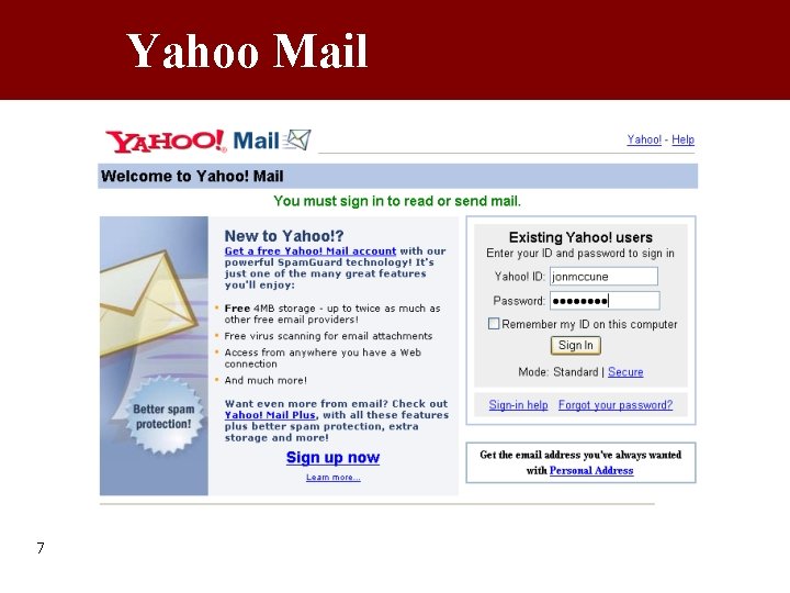 Yahoo Mail 7 