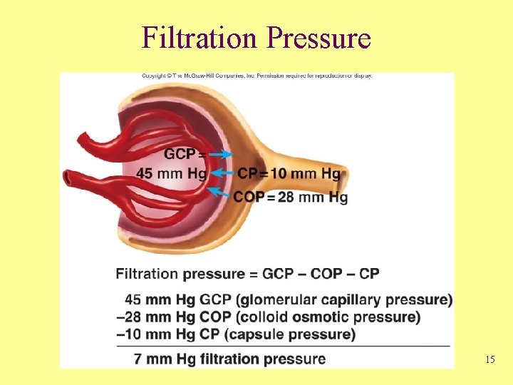 Filtration Pressure 15 