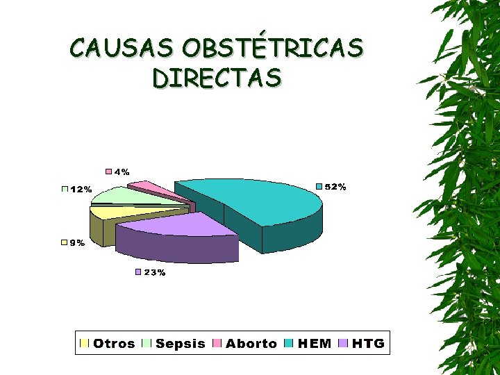 CAUSAS OBSTÉTRICAS DIRECTAS 