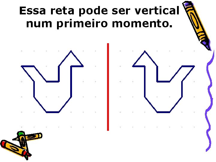 Essa reta pode ser vertical num primeiro momento. 