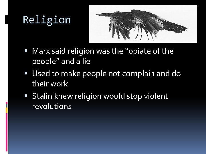 Religion Marx said religion was the “opiate of the people” and a lie Used Religion Marx said religion was the “opiate of the people” and a lie Used