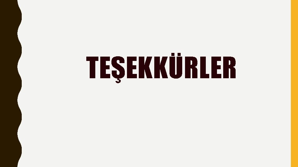 TEŞEKKÜRLER 