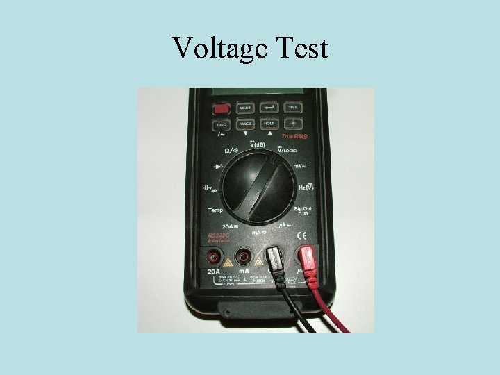 Voltage Test 