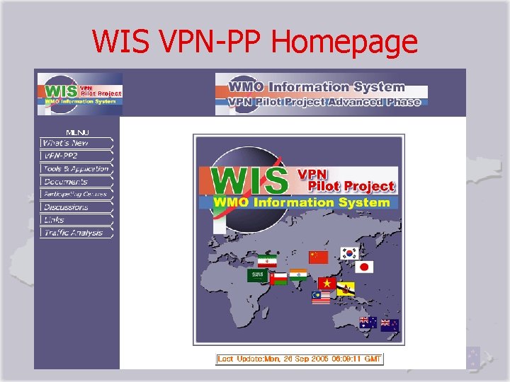 WIS VPN-PP Homepage 
