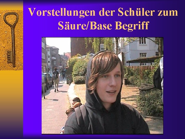 Vorstellungen der Schüler zum Säure/Base Begriff 