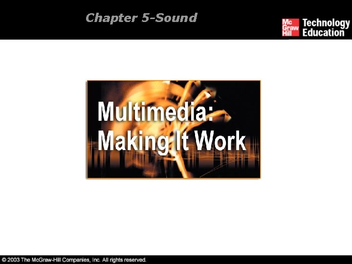 Chapter 5 -Sound 