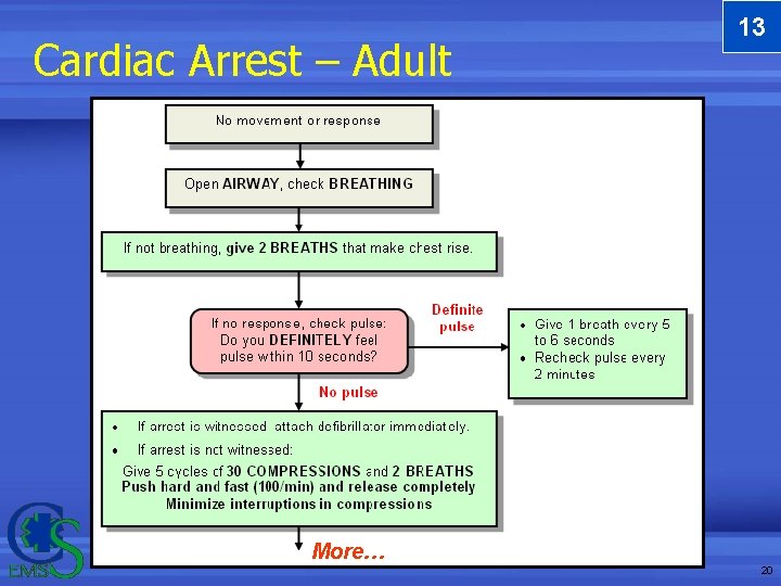 Cardiac Arrest – Adult 13 More… 20 Cardiac Arrest – Adult 13 More… 20