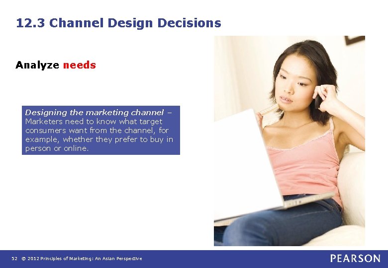 12. 3 Channel Design Decisions Analyze needs Designing the marketing channel – Marketers need
