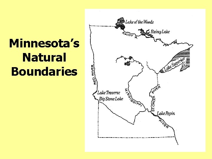 Minnesota’s Natural Boundaries 