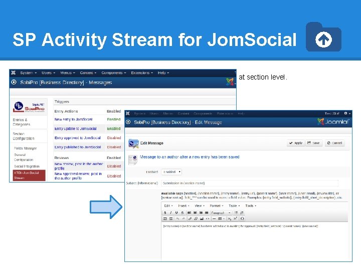 SP Activity Stream for Jom. Social Sobi. Pro Activity Stream for Jom. Social enable