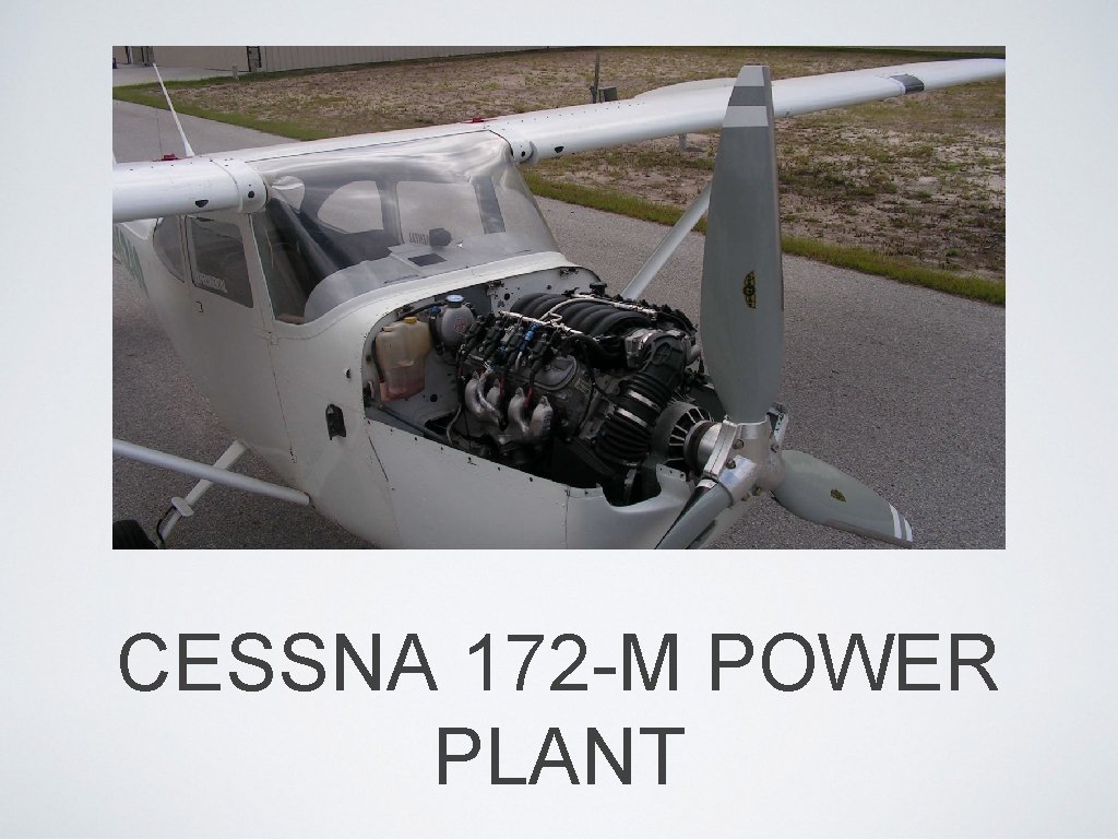 CESSNA 172 -M POWER PLANT 