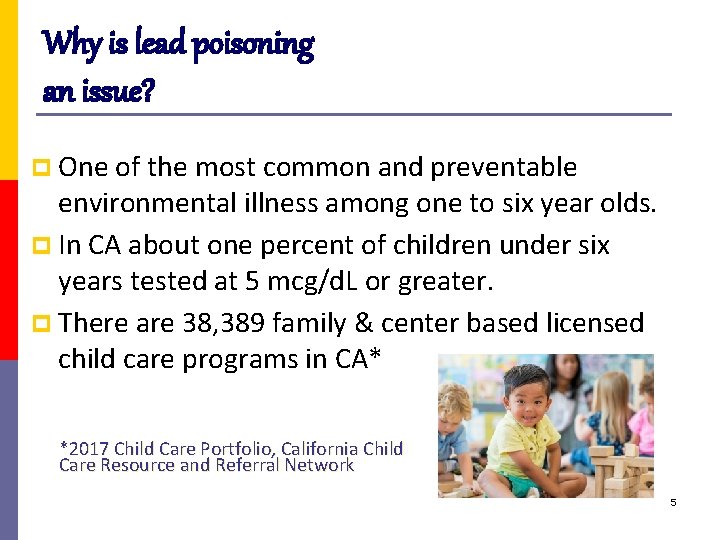 Why is lead poisoning an issue? p One of the most common and preventable