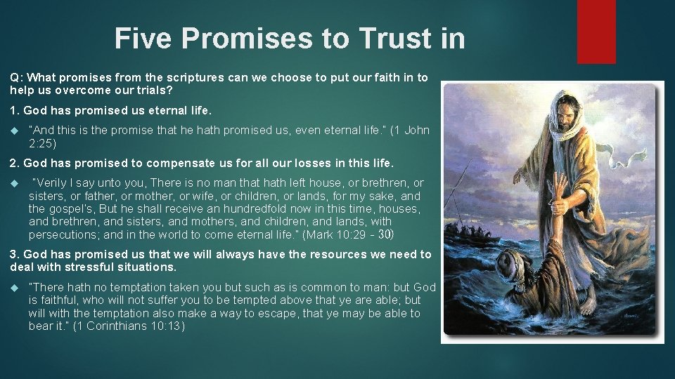 Drawing the Power of Jesus Christ into Our