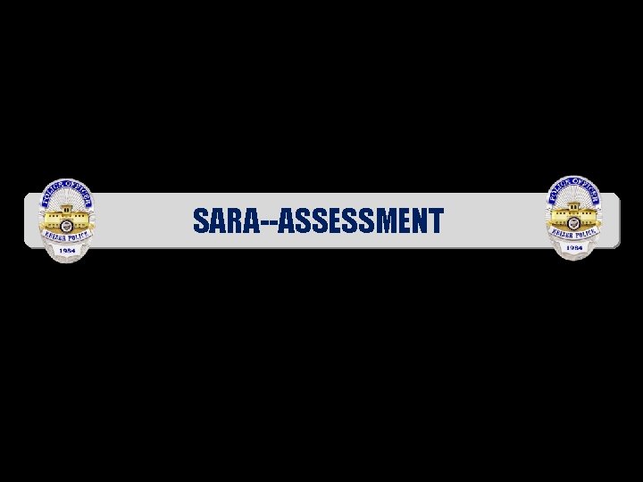 SARA--ASSESSMENT 