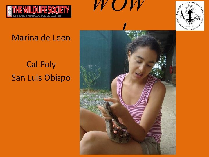 Marina de Leon Cal Poly San Luis Obispo WOW ! 