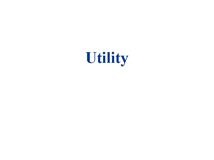 Utility 