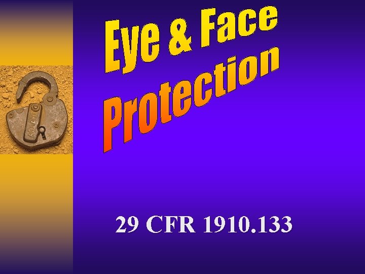 29 CFR 1910. 133 