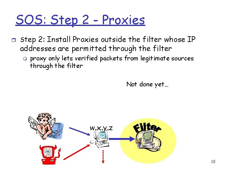 SOS: Step 2 - Proxies r Step 2: Install Proxies outside the filter whose