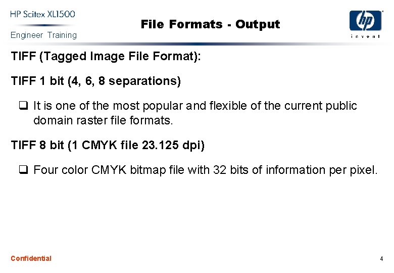 Engineer Training File Formats - Output TIFF (Tagged Image File Format): TIFF 1 bit