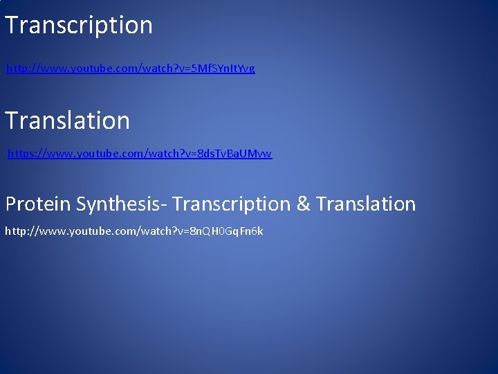 Transcription http: //www. youtube. com/watch? v=5 Mf. SYn. It. Yvg Translation https: //www. youtube.