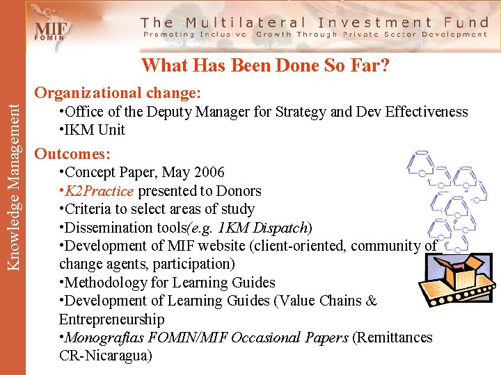Innovation and Knowledge Management Unit IKM New Approaches