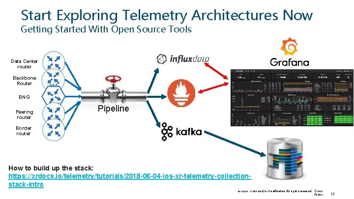 Start Exploring Telemetry Architectures Now Getting Started With Open Source Tools Data Center router