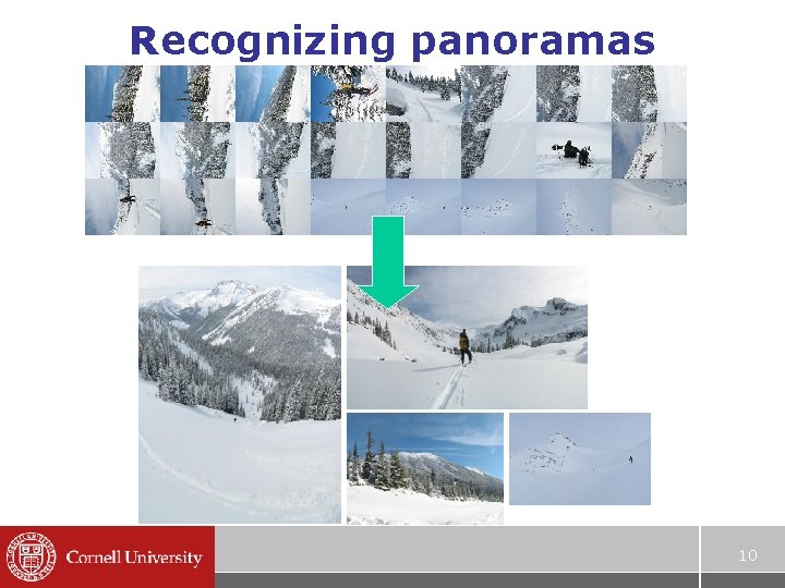 Recognizing panoramas 10 