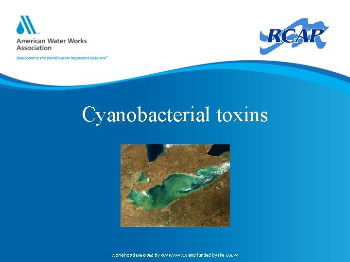 Cyanobacterial toxins Workshop developed by RCAPAWWA and funded