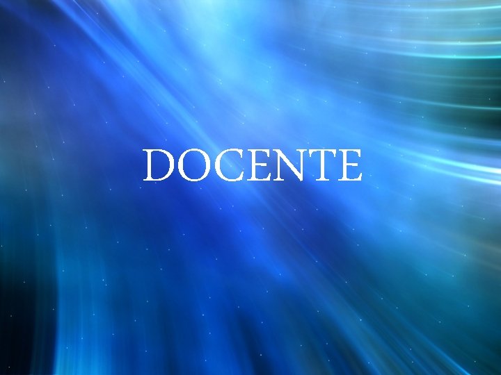 DOCENTE 