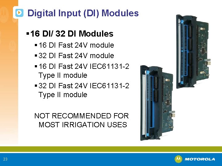 Digital Input (DI) Modules § 16 DI/ 32 DI Modules § 16 DI Fast