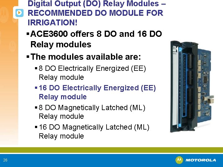Digital Output (DO) Relay Modules – RECOMMENDED DO MODULE FOR IRRIGATION! § ACE 3600