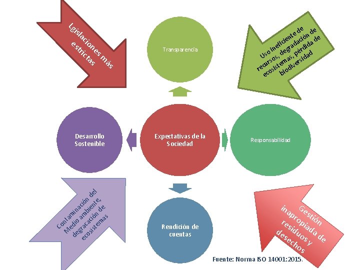 ás sm ne s io ta ac ric isl st Lg e Transparencia Desarrollo