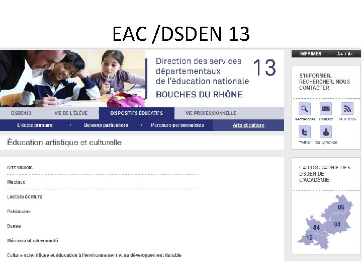 EAC /DSDEN 13 