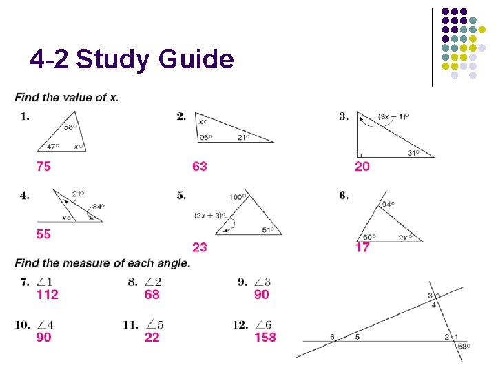 4 -2 Study Guide 
