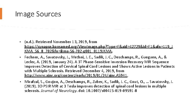 Image Sources (n. d. ). Retrieved November 13, 2019, from https: //synapse. koreamed. org/View.