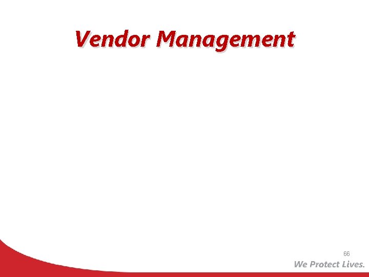 Vendor Management 66 